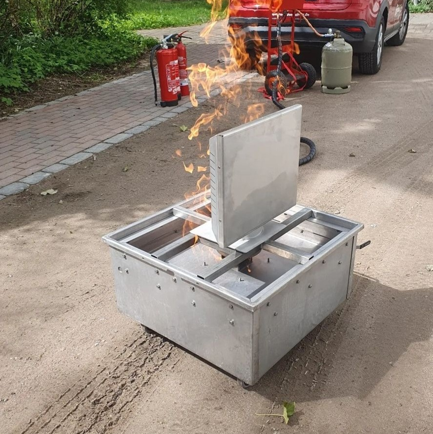 Brandschutzausbildung mit dem Fire Trainer - Rönnau Feuerschutz