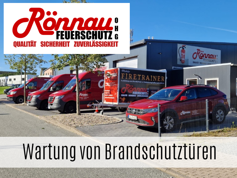 Wartung von Brandschutztüren - Rönnau Feuerschutz