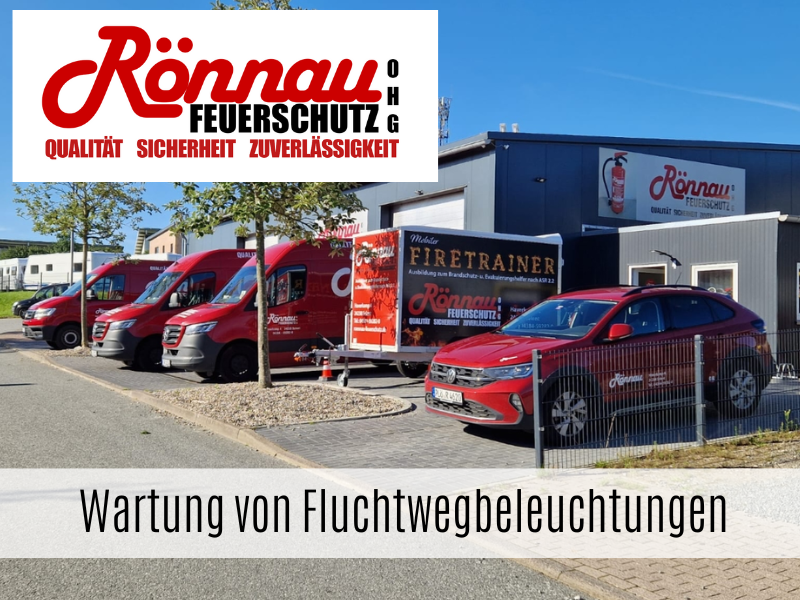 Wartung von Fluchtwegbeleuchtungen