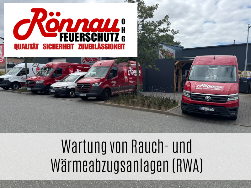 Wartung von Rauch- und Wärmeabzugsanlagen (RWA)